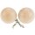 Wooden hand flatterer ball 6cm made of solid beech