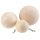 Wooden hand flatterer ball 6cm made of solid beech