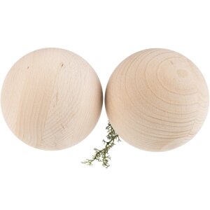 Wooden Massage Ball 10 cm – XXL Fascia Ball Made of Beech