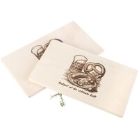 Breakfast board made of FSC® maple 26 x 15 x 1,2 cm -...