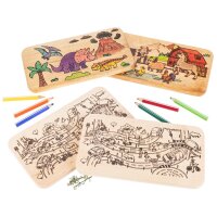 Kids Breakfast Board FSC® maple Traffic Design Colorable Sustainable Wood