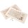 Cutting board FSC® maple 26 x 15 x 1,2 cm - Alphabet ABC learning board for children