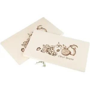 Breakfast Board FSC® Maple Fruit Design 26x15 cm untreated