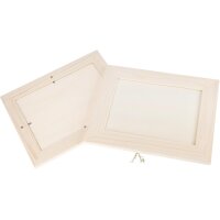 Wooden picture frame made of spruce - 31 x 25 cm -...
