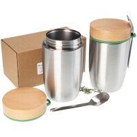 Stainless steel lunch box double-walled insulated 0.5 l...