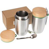 Stainless steel lunch box double-walled insulated 0.5 l...