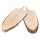 Servierbrett mit Griff & Rinde aus FSC® Erlenholz ca. 66 - 76 x 2,5 cm roh - Zweite Wahl