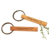 Cherry Wood Keychain “Favorite Person”...