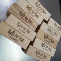 Laser engraving on wood - glass - stone - metal up to 50 cm²