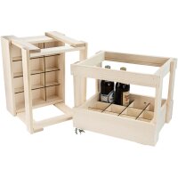 Holz Flaschenkiste aus Fichte – Bierkiste für...