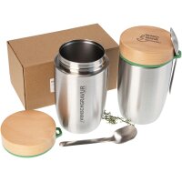 Isolierte Edelstahl Lunchbox 0,5 L mit FSC®...