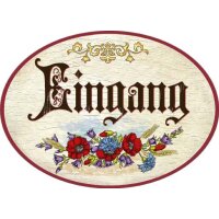 Antique door signs - birch plywood (German) - 9 ×...