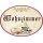 Antique door signs - birch plywood (German) - 18 × 13 cm - Living room
