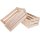 Fichtenholz Steige - Harasse - rustikale Holzkiste für Flaschen 28,5 x 17,5 x 11,5 cm