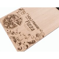 Klemmbretter für Speisekarten aus Kirsch Holz mit Griff