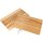 Wooden cutting board rectangular with juice groove made of oiled core ash FSC® certified - 40 x 25 x 2 cm