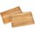 Wooden cutting board rectangular with juice groove made of oiled core ash FSC® certified - 40 x 25 x 2 cm