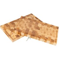Wooden chopping block / chopping board made of end grain...