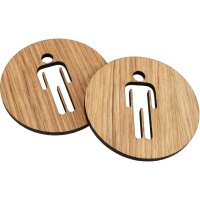 Türschild aus FSC® Eiche geölt...