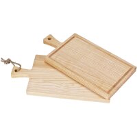 Cutting board with handle and groove made of FSC®...