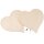 Heart cutting board made of FSC® maple - 24 x 24 x 1.5 cm - with juice groove