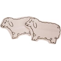 Schneidebrett aus FSC® Ahorn Holz in Tierform - Schaf