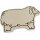 Schneidebrett aus FSC® Ahorn Holz in Tierform - Schaf