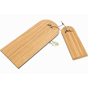 Raclette set with board and scraper made of FSC® oiled oak - Berg Design