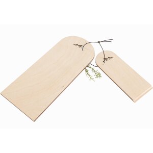Raclette-Set mit Brettchen und Schaber aus Birke - Berg Design