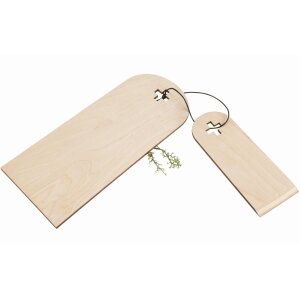 Raclette-Set mit Brettchen und Schaber aus Birke - Schweiz Design