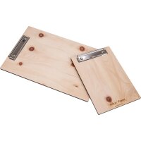 Holz Klemmbrett aus duftendem Zirbenholz | Viele Varianten
