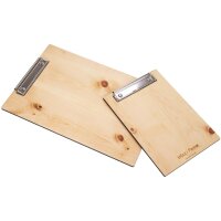 Holz Klemmbrett aus duftendem Zirbenholz | Viele Varianten