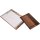 Wooden clipboard in oiled walnut with elastic bands