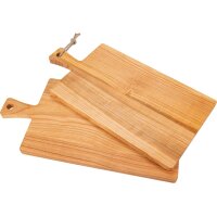 Cutting board with handle made of FSC® cherry wood,...