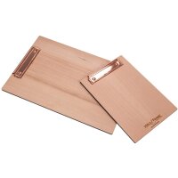 Holz Klemmbrett aus FSC® zertifiziertem Kirschbaum | Viele Varianten