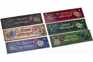 Door sign - Haxen abkratzen - 24 x 6.5 x1 cm