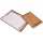 Wooden clipboard made of FSC® oiled oak with elastic bands