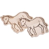 Schneidebrett aus FSC® Ahorn Holz in Tierform - Pferd