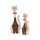 Handmade decorative cat made of alder with natural bark