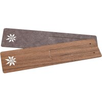 Wooden bookmark 150 x 35 x 0.7 mm oiled walnut - motif:...