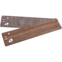 Holz Lesezeichen 150 x 35 x 0,7 mm aus Nussbaum...