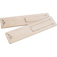 Wooden bookmark 150 x 35 x 1.5 mm made of birch - mountains