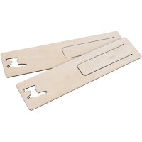 Wooden bookmark 150 x 35 x 1.5 mm made of birch - alpaca...