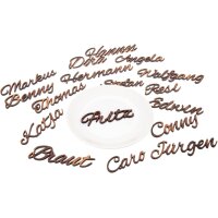 Holz Platzkarten / Gästenamen / Hochzeit - H: ca. 5 cm