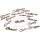 Wooden place cards / guest names / wedding - H: approx. 5 cm