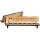 Oiled alder wood schnapps bench - incl. 6 schnapps glasses "A toast to your 30th birthday"