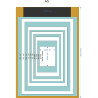 Klemmbrett mit Holzklemme aus Zirben Holz
