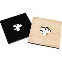 Stone pine coaster with felt back | Naturally scented |...