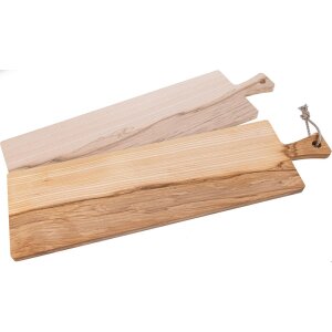 Baguettebrett und Tapasbrett aus FSC® Esche - 55 x 15 x 1,5 cm