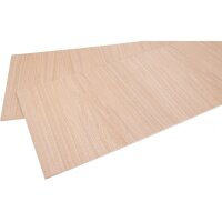 Eiche Furnier FSC® Holzplatte 5 mm MDF Kern | Lasertauglich geölt 300 x 200 mm (+/-2 mm)